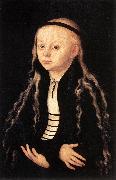 CRANACH, Lucas the Elder Portrait of a Young Girl khk oil